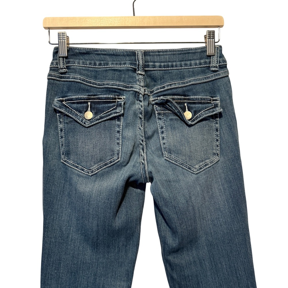 INC International Concepts Womens Straight Leg Jeans Dark Wash Size 0 - Picture 4 of 5